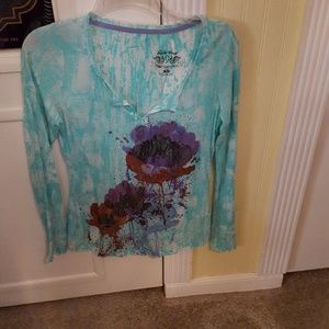 Nine West floral patterned top